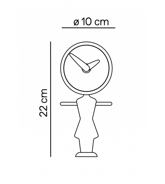 Nena Nomon Reloj de Mesa