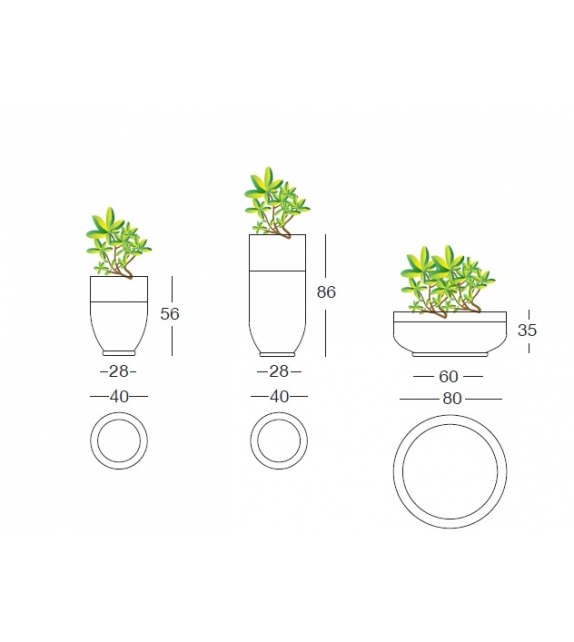 Godwin Longhi Übertopf
