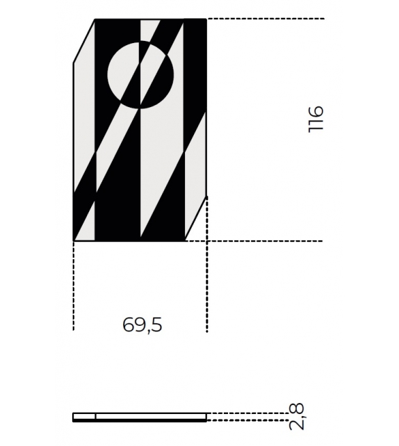 Cubista Gallotti&Radice Specchio