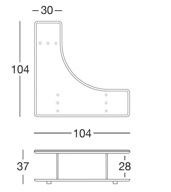 Saturn Longhi Table Basse