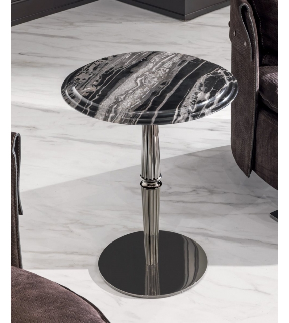 Gueridon Marble Longhi Tavolino D'Appoggio