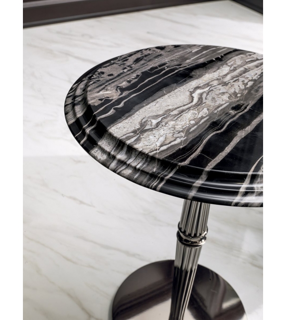 Gueridon Marble Longhi Mesa Auxiliar