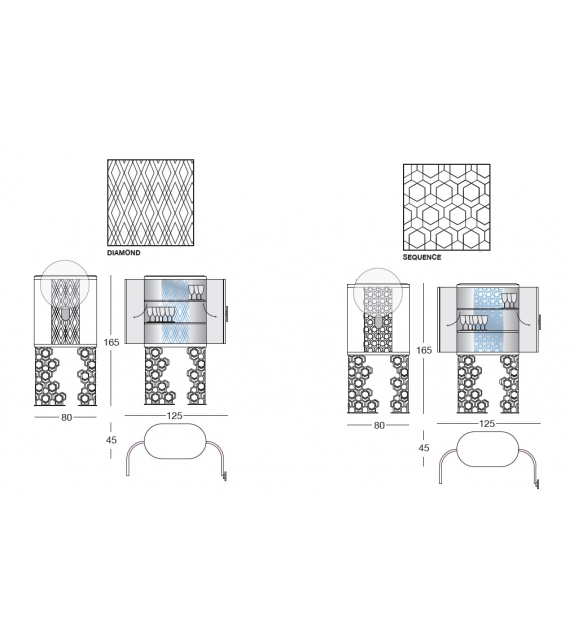 Mini Beverly Longhi Bar-Möbel