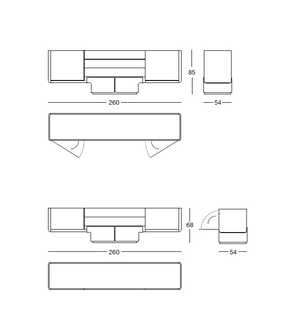Do Longhi Mueble Contenedor