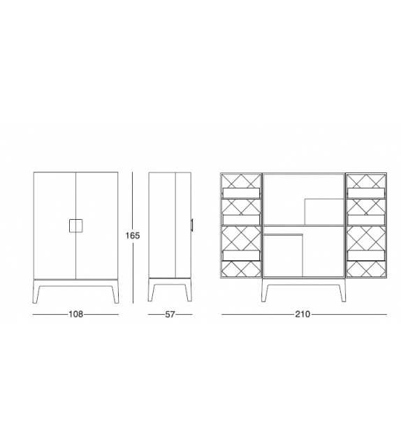 Grandeur Longhi Mueble Bar