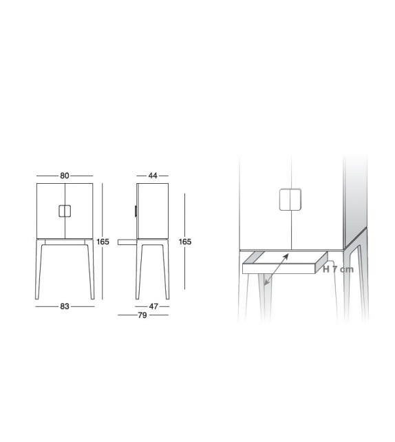 Lady Longhi High Cabinet