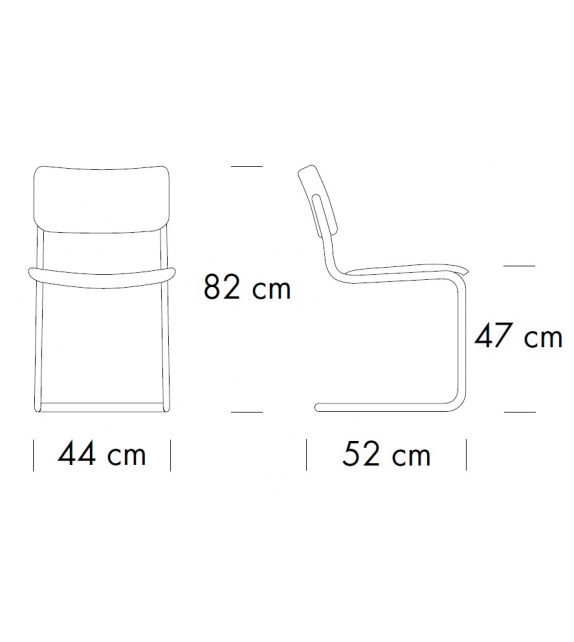 S 43 PV / S 43 PVST Thonet Silla