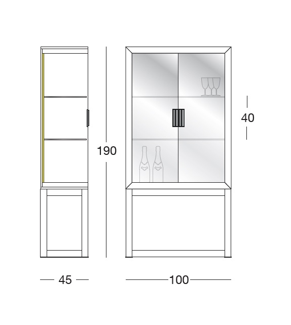 Orwell Longhi Vitrine