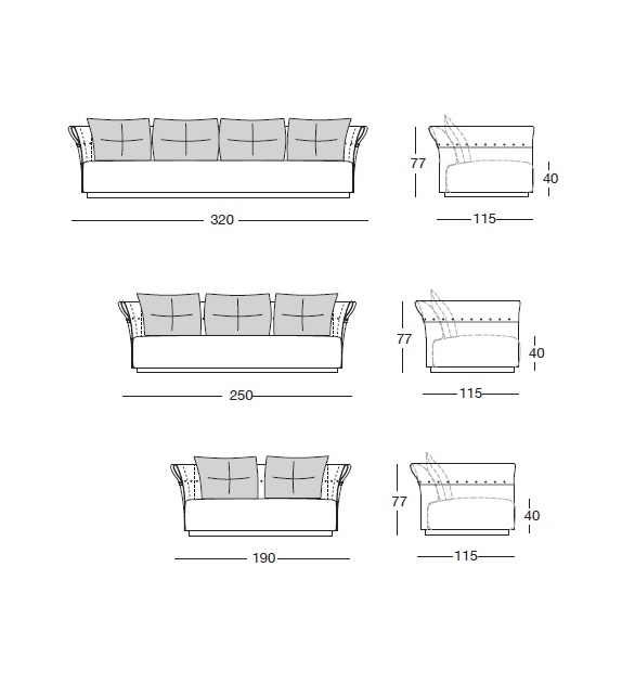 Charme Longhi Sofa