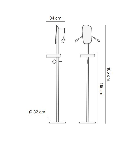 Galàn W Nomon Valet Stand