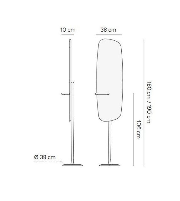 Espejo Pie Nomon Floor Mirror