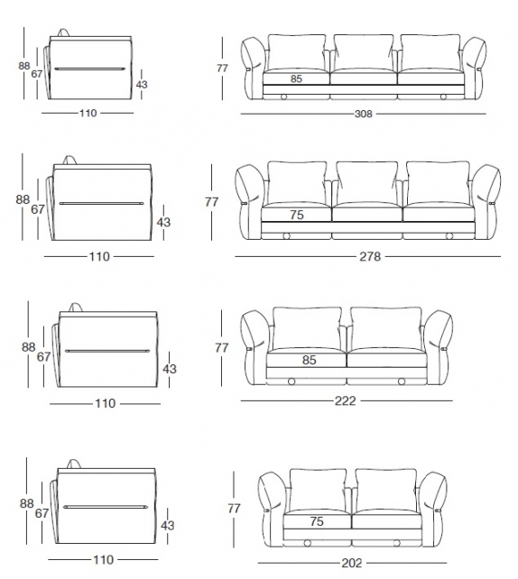 Riverside Longhi Sofa