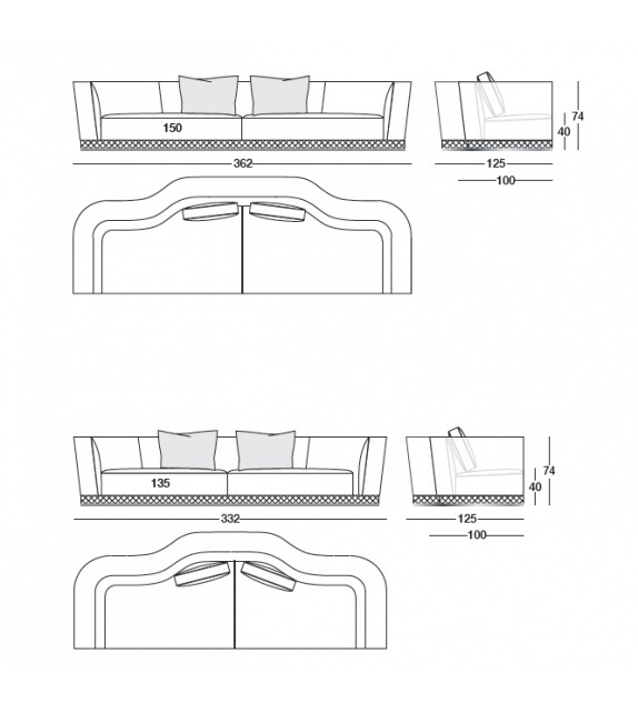 Welles Longhi Canapé