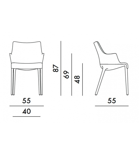 Eleganza Nia Kartell Sedia