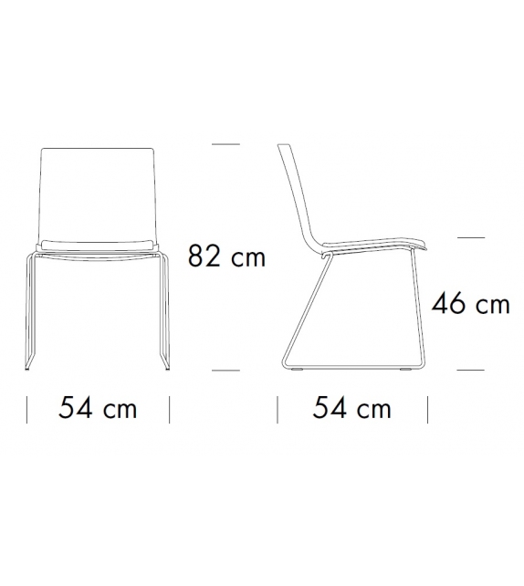 S 180 SPFST Thonet Sedia con Braccioli
