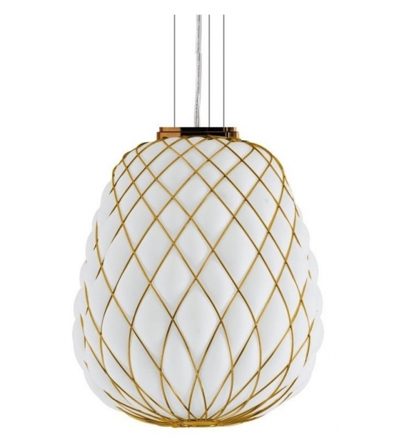 Ready for shipping - Pinecone Fontana Arte Suspension Lamp