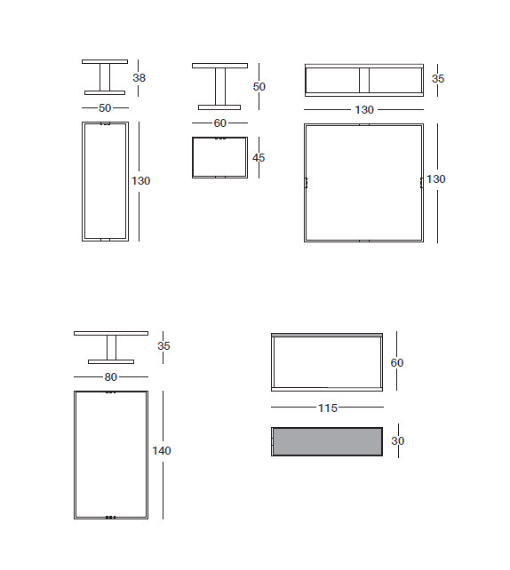 Layer Longhi Couchtisch