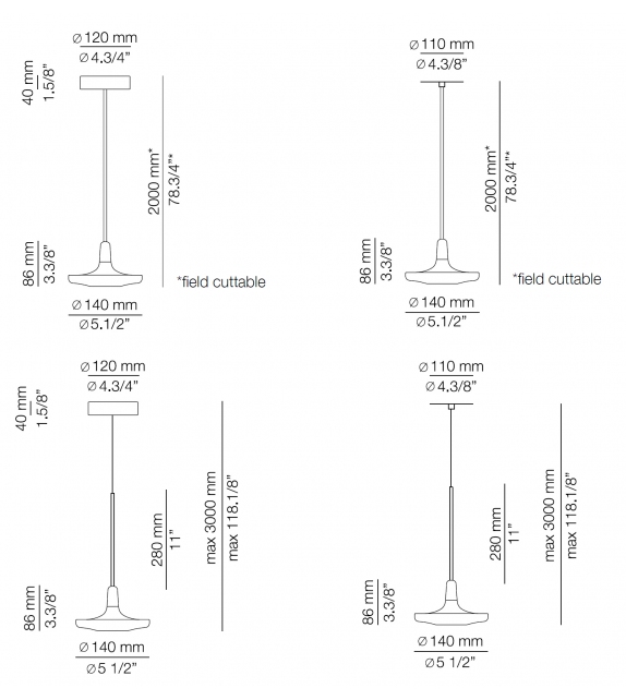 Button Estiluz Pendant Lamp