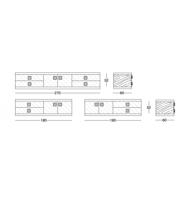 Aspen Longhi Mobile Contenitore