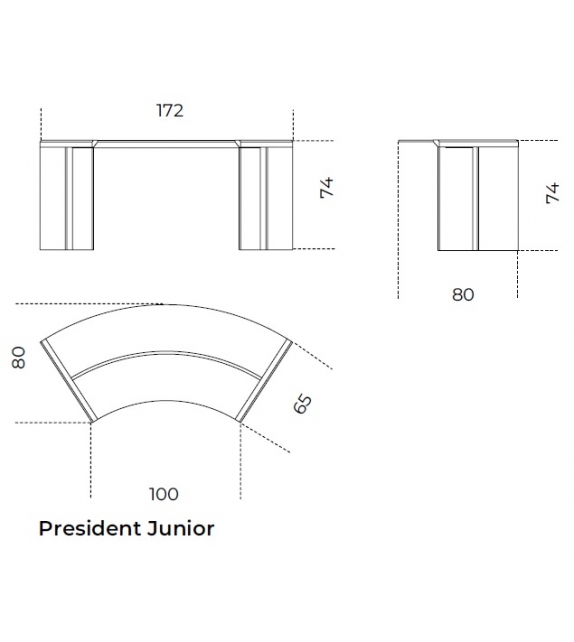 President Junior Gallotti&Radice Desk