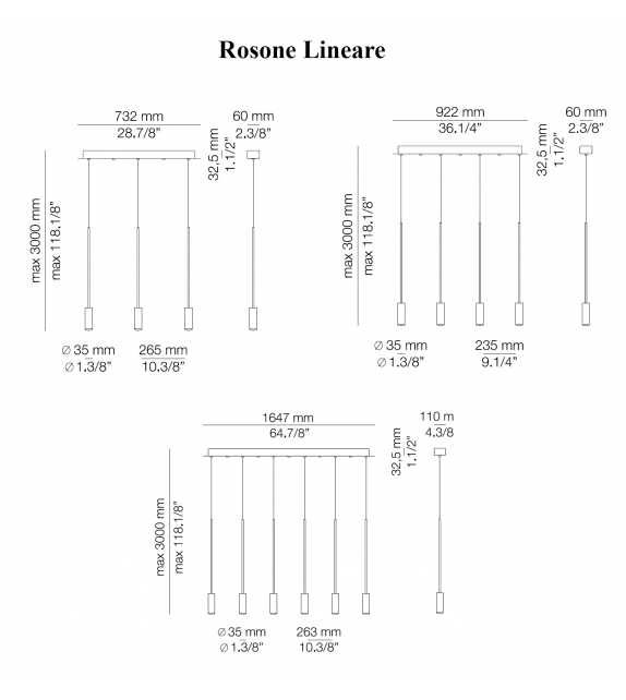 Volta Estiluz Lampada a Sospensione
