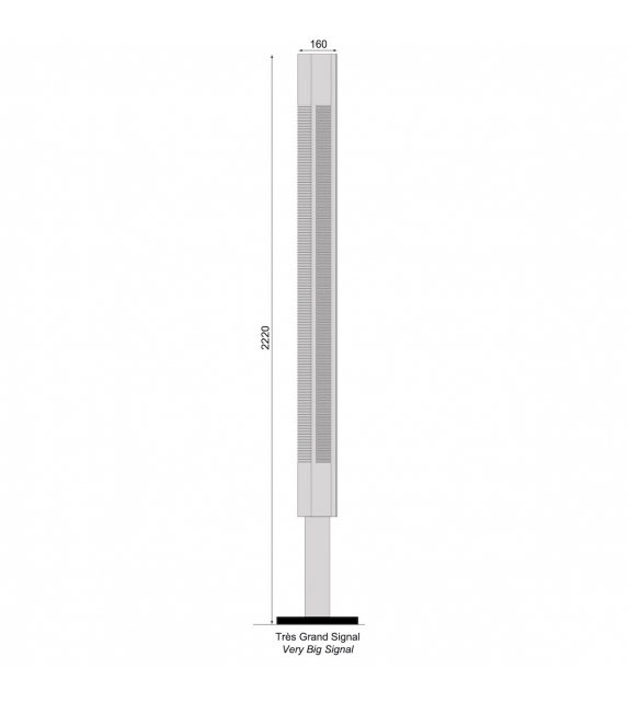 Very Big Signal Serge Mouille Floor Lamp