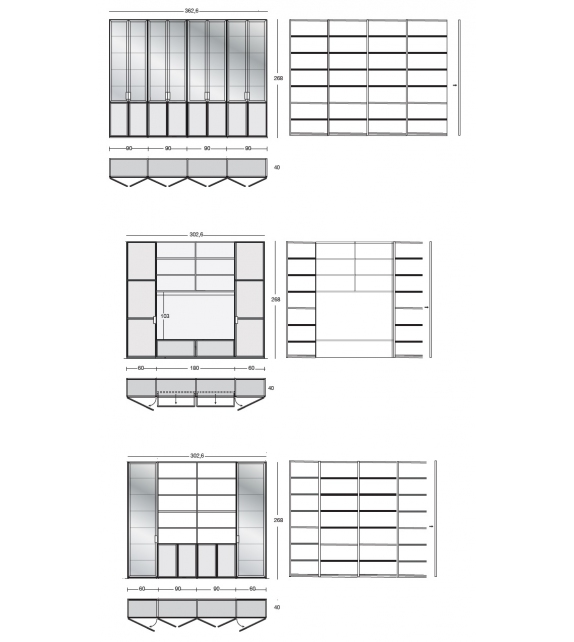 Ianus Middle Longhi Fitted Wall