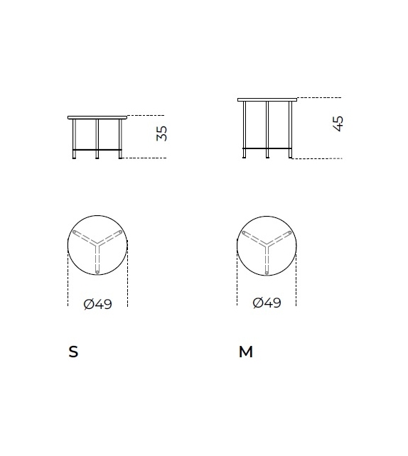 Cookies Circle Gallotti&Radice Table Basse