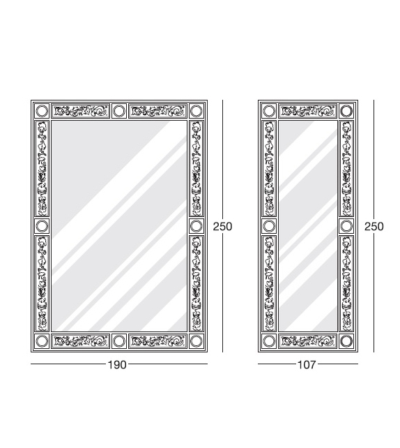 Emperor Longhi Miroir