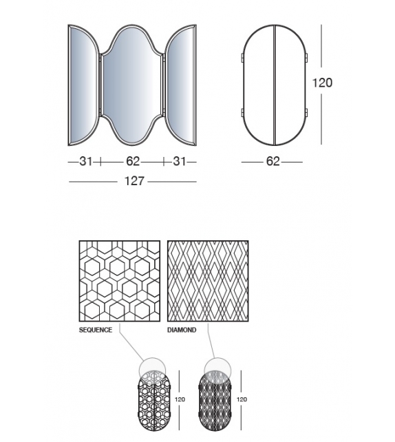 Mirage Longhi Espejo