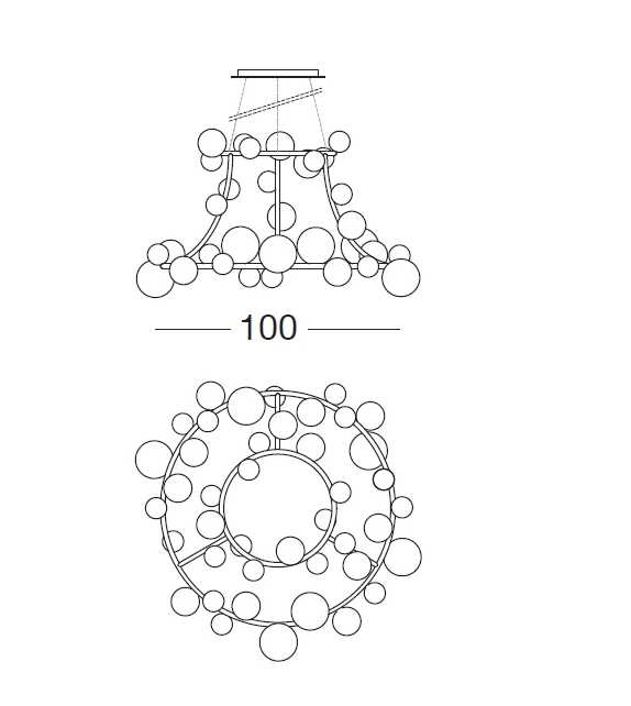 Ducale Longhi Chandelier