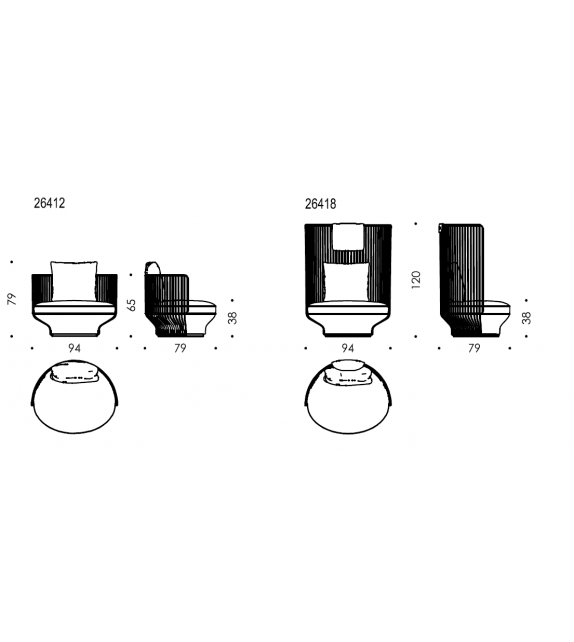 Paradise Bird Wittmann Armchair