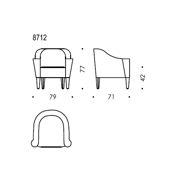 Villa Gallia Wittmann Armchair