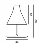Ready for shipping - Birdie Foscarini Table Lamp