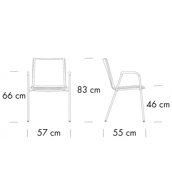 S 262 P Thonet Sedia Imbottita