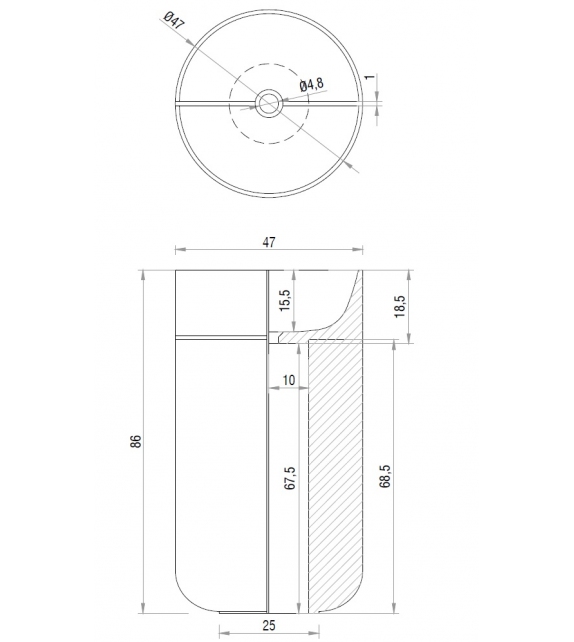Tao Kreoo Freestanding Washbasin