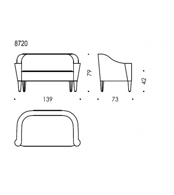 Villa Gallia Wittmann Sofa