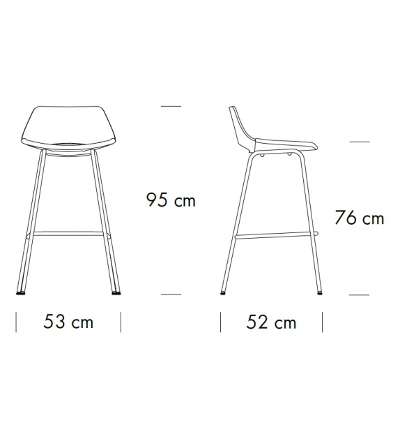 S 661 SPVH Thonet Barhocker