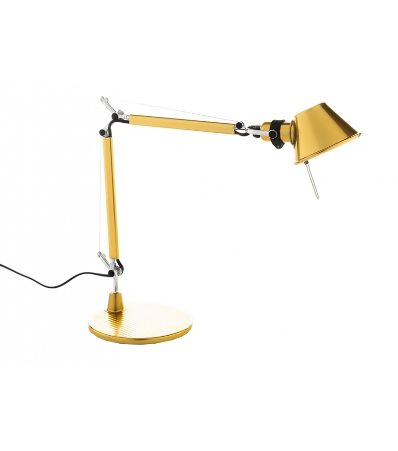 Prêt pour l'expédition - Tolomeo Micro Gold Artemide Lampe de Table