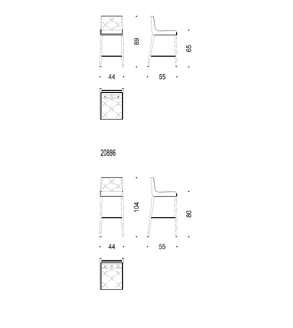 Leslie Wittmann Sgabello Bar