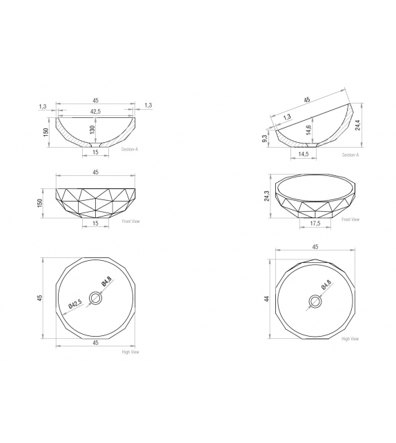 Diamond Kreoo Washbasin