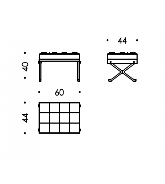 Constanze 3/4 Wittmann Sitzpouf