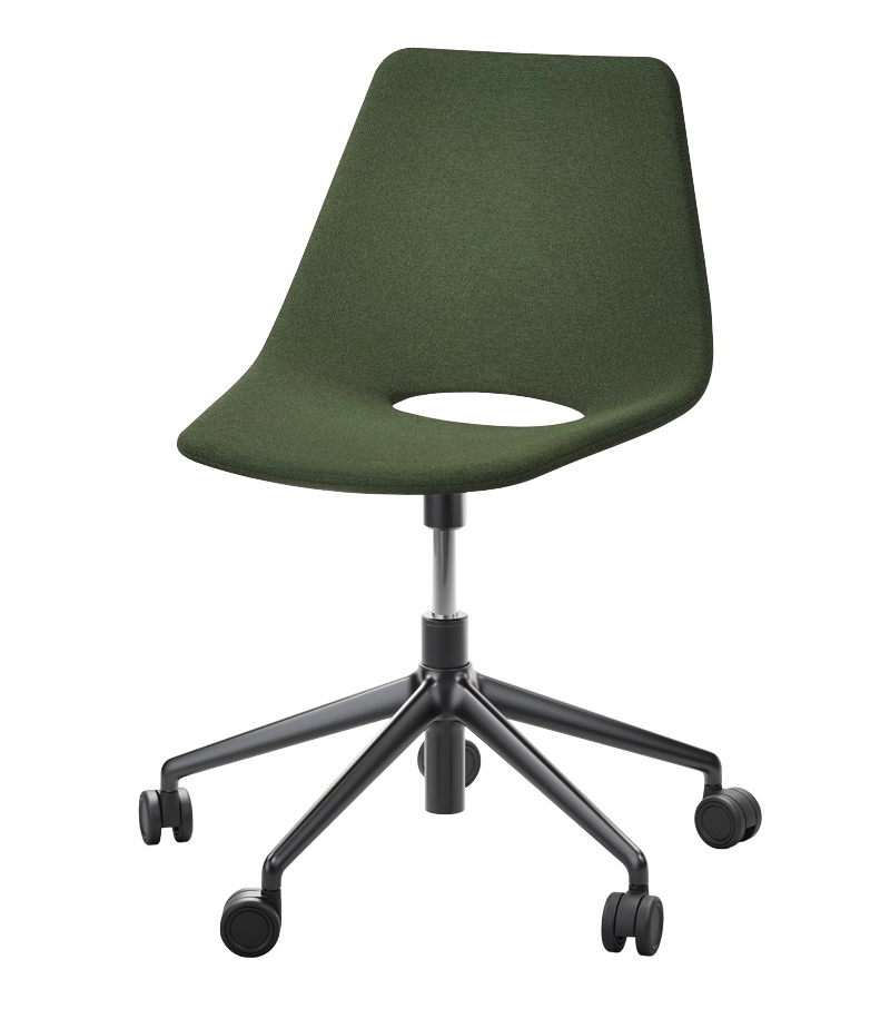 S 661 PVDR Thonet Sedia Girevole Rivestita