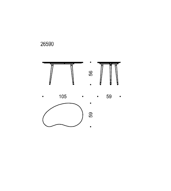 Contessa 1956 Wittmann Low Table