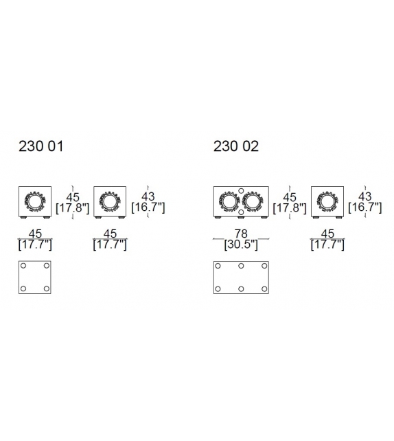 Modular Imagination Pouf Cassina