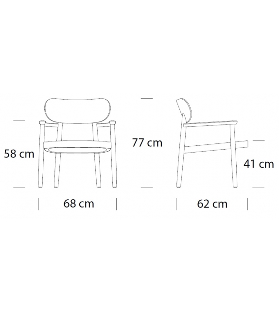119 F Thonet Lounge Armchair