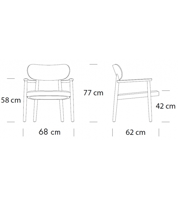 119 SPF Thonet Polster Sessel