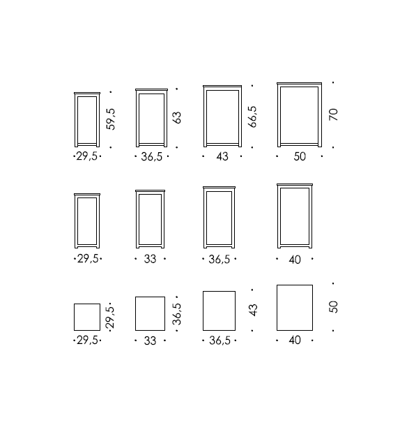 Satztische Wittmann Mesa Auxiliar
