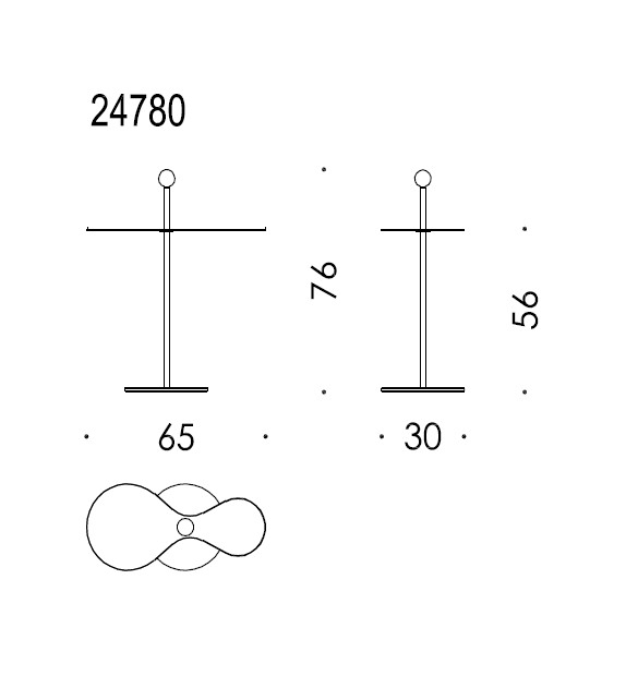 Helice Wittmann Table D'Appoint