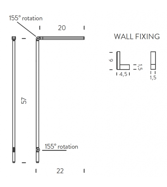 Untitled Mini Linear Nemo Wall Lamp
